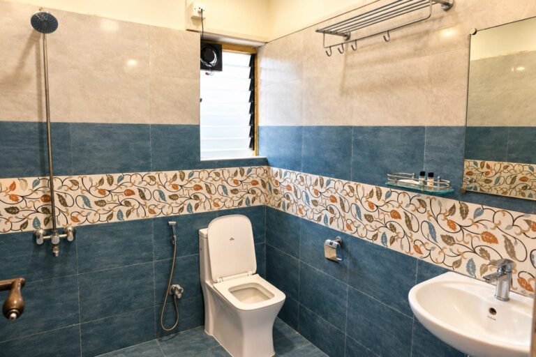 Private bathroom at Omnia By The Sea rooms