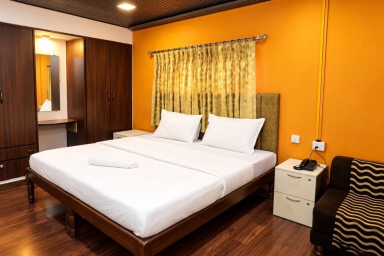 Deluxe king bed room at Omnia By The Sea Goa