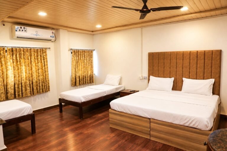 Family room with three beds at Omnia By The Sea Goa