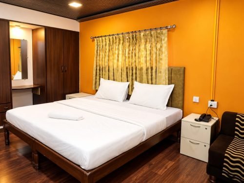 Deluxe king bed room at Omnia By The Sea Goa